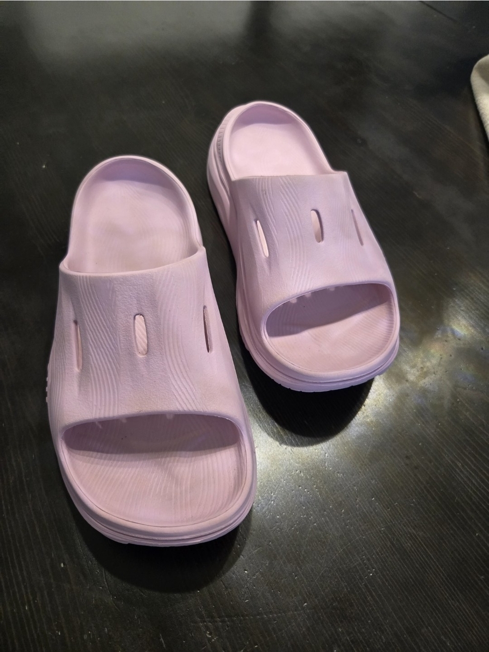 Hoka Light Lavender Slide3 Sandals